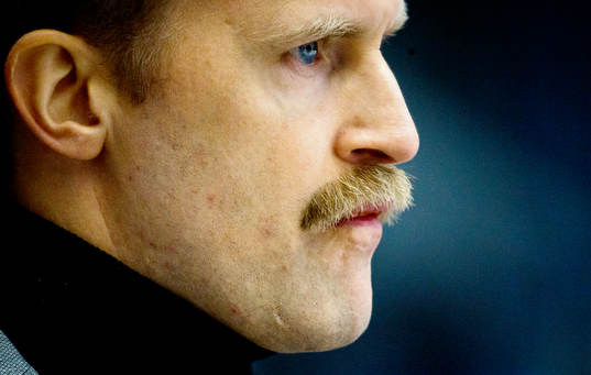 Oskarshamns assisterade tränare Mathias Tjärnqvist