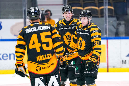 Skellefteås Oskar Nilsson, Oscar Möller och Adam Wilsby