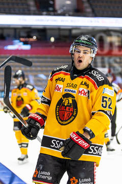 Luleås Karl Fabricius jublar