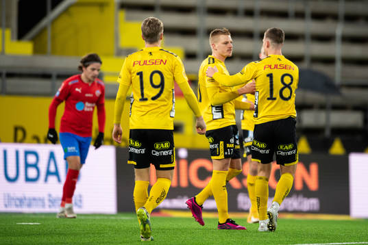 Elfsborgs Per Frick jublar efter 1-0