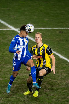 IFK Göteborg Tobias Sana och Häckens Alexander Söderlund