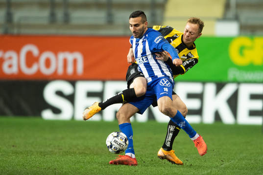 IFK Göteborg Sargon Abraham och Häckens Adam Andersson