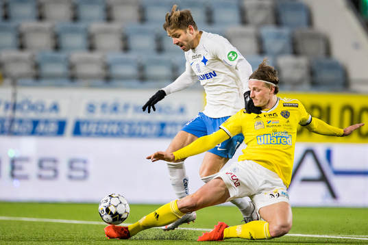 IFK Norrköpings Christoffer Nyman och Falkenbergs Carl