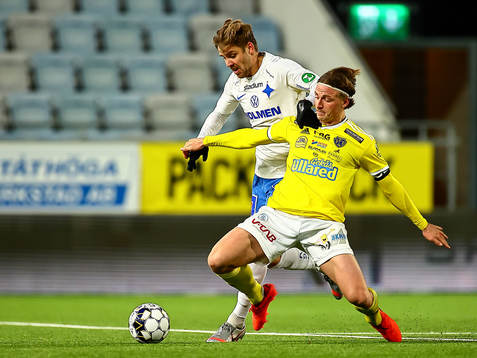 IFK Norrköpings Christoffer Nyman och Falkenbergs Carl