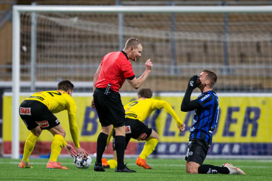 Domare Fredrik Klitte och Sirius Elias Andersson
