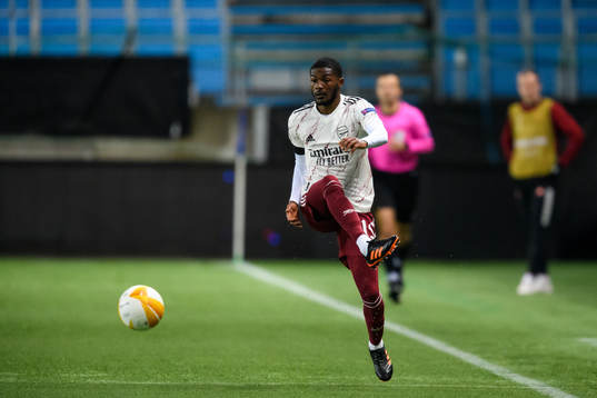 Ainsley Maitland-­Niles of Arsenal