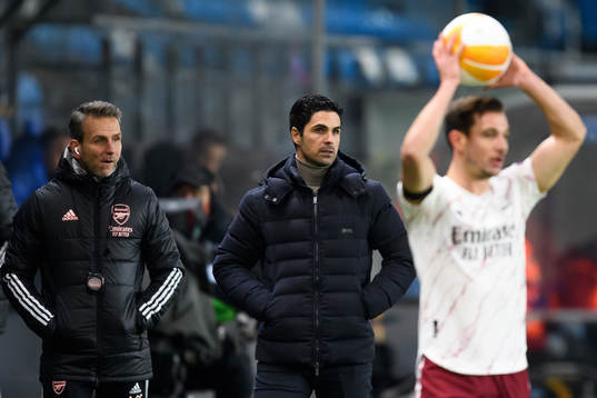 Head coach Mikel Arteta of Arsenal