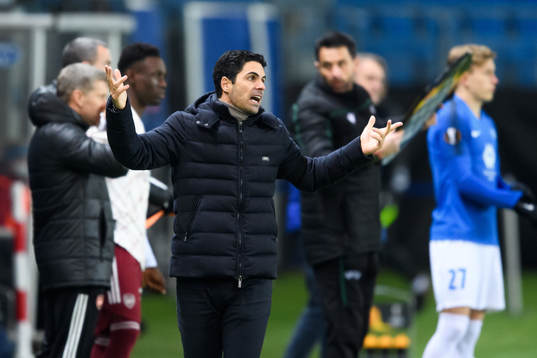 Head coach Mikel Arteta of Arsenal