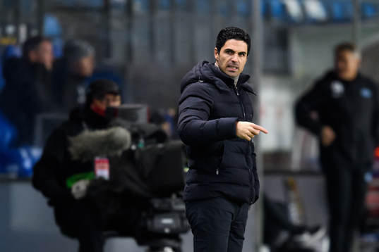 Head coach Mikel Arteta of Arsenal