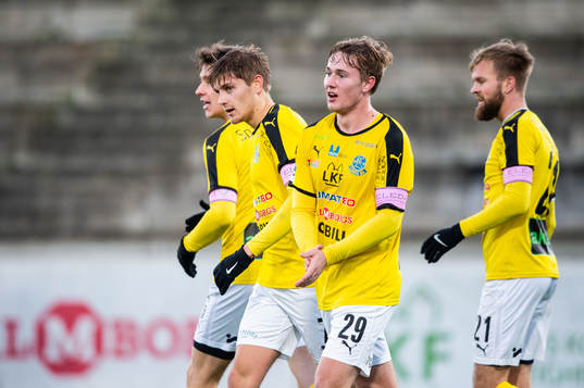Lunds Måns Hofvander efter 2-1