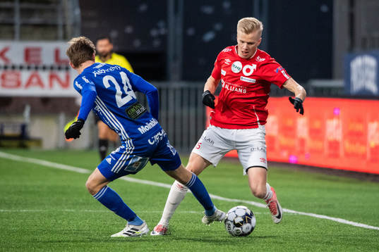 Sundsvalls Johan Blomberg och Degerfors Axel Lindahl