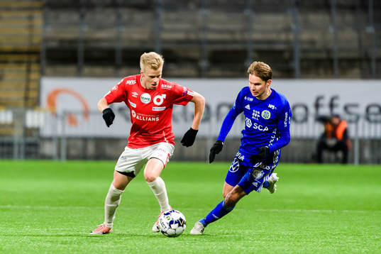 Degerfors Axel Lindahl och Sundsvalls Johan Blomberg