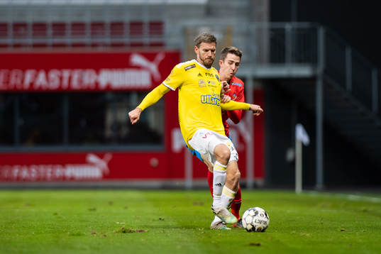 Falkenbergs Karl Söderström och Helsingborgs Adam Eriksson