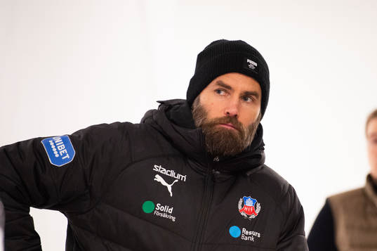 Helsingborgs tränare Olof Mellberg