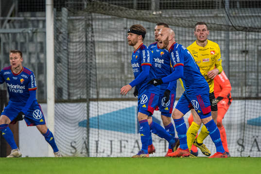 Djurgårdens Magnus Eriksson reagerar