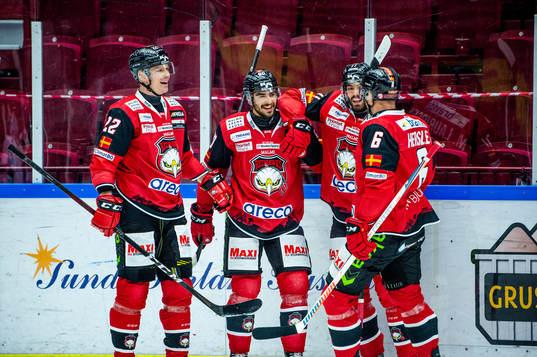 Malmö Redhawks Joseph Veleno jublar