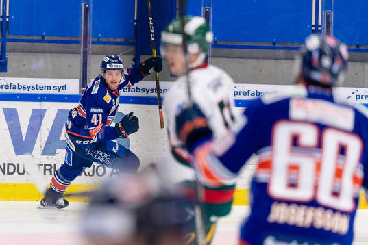 Växjös Ludvig Nilsson jublar