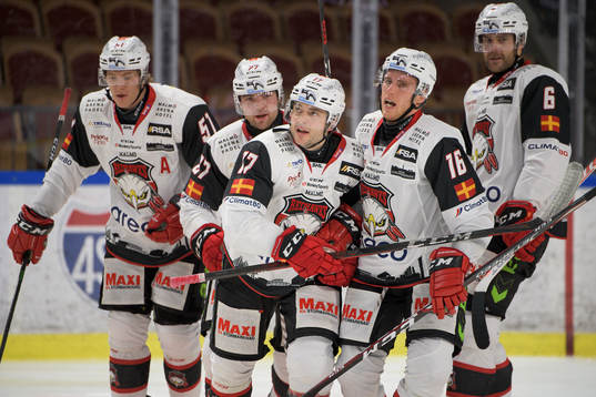 Malmö Redhawks Emil Sylvegård , Ponthus Westerholm ,