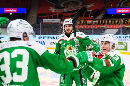 Rögles Dennis Everberg, Olli Palola och Niklas Hansson