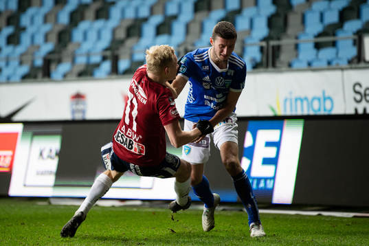 Örgrytes Adam Bergmark Wiberg och Umeås Jakob Bergman