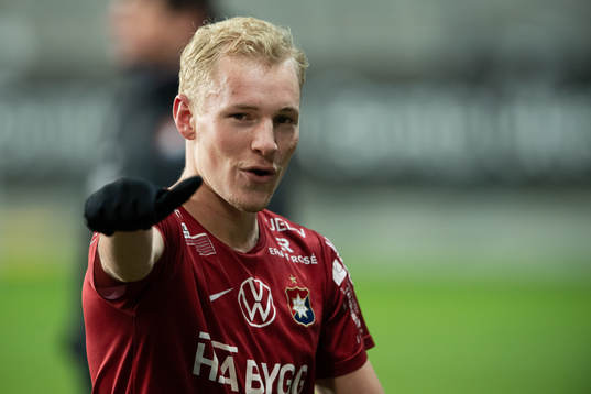 Örgrytes Adam Bergmark Wiberg jublar