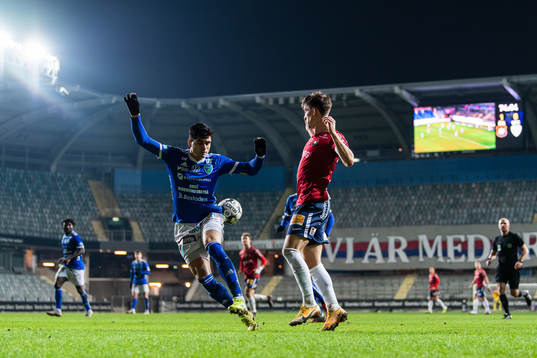 Umeås Dillan Ismail och Örgrytes Daniel Paulsson