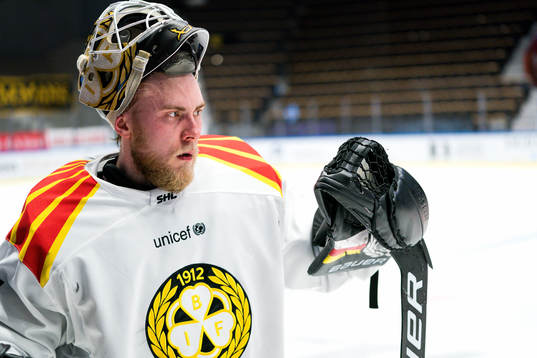 Brynäs målvakt Viktor Andrén