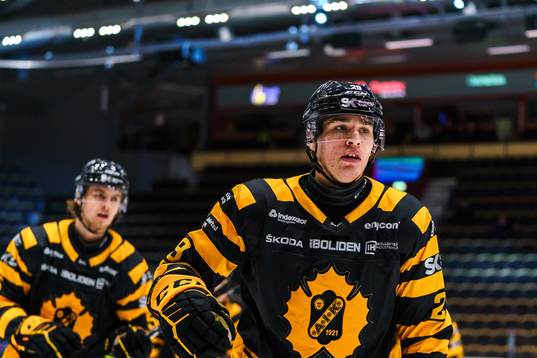 Skellefteås Albin Sundsvik jublar