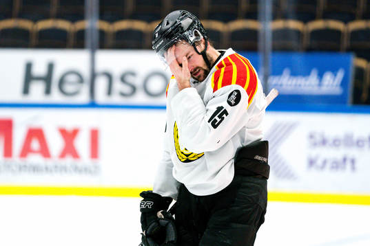 Brynäs Simon Bertilsson deppar