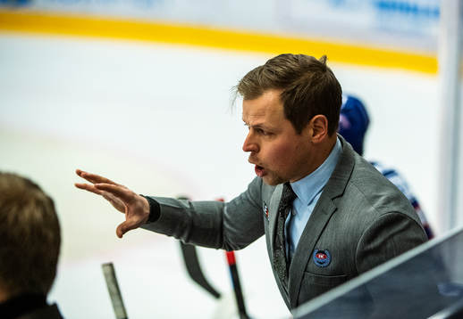 Oskarshamns tränare Martin Filander