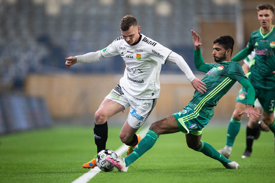 GAIS Meinhard Egilsson Olsen och Dalkurds Suleman Zurmati