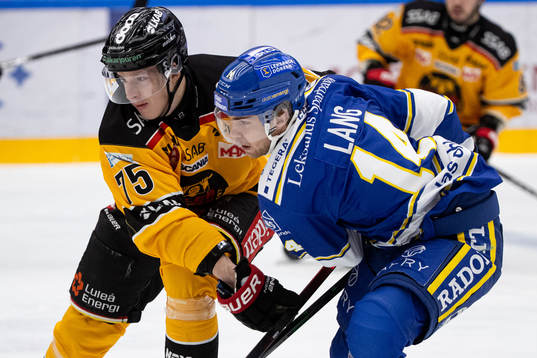 Luleås Arttu Ilomäki och Leksands Oskar Lang