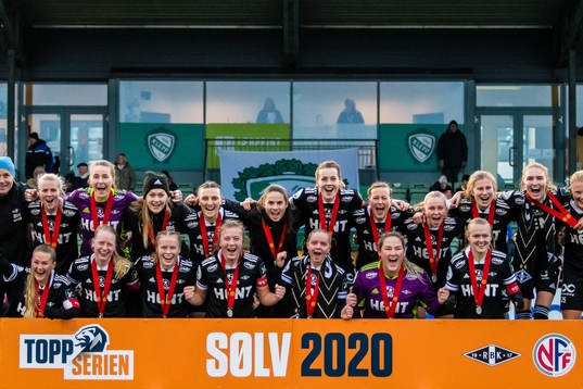 Players of Rosenborg celebrates