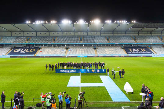 Malmö FFs Behrang Safari hyllas
