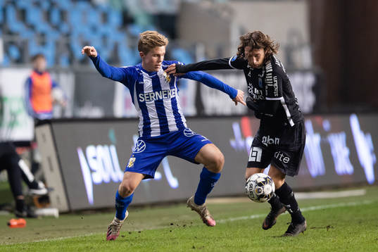 IFK Göteborgs Isak Dahlqvist och Sirius Axel Björnström