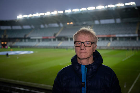 IFK Göteborgs chefsscout Olle Sultan innan fotbollsmatchen i Allsvenskan mellan IFK Göteborg och Sirius den 6 december 2020 i Göteborg.