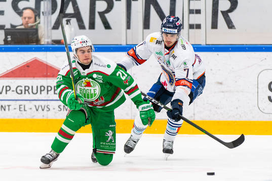 Rögles Nils Höglander och Växjös Hardy Häman Aktell