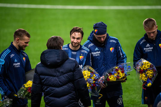 Djurgårdens Jesper Karlström , Kevin Walker, Jonathan