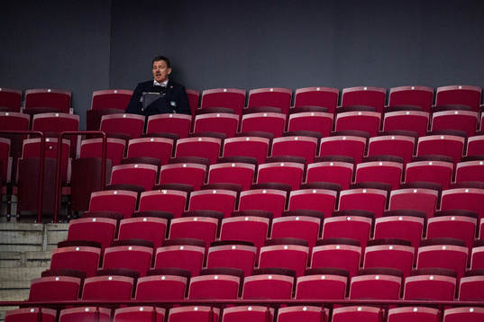 Malmö Redhawks assisterande tränare Jesper Mattsson på