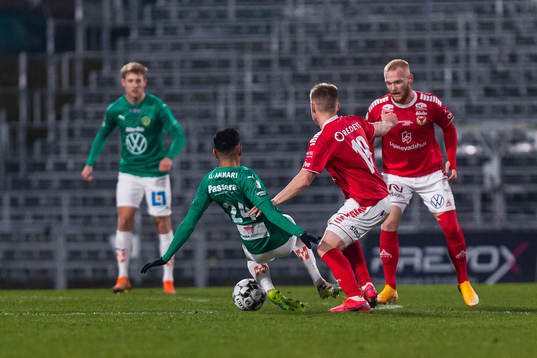 Jönköpings Amir Al-Ammari och Kalmars Isak Jansson