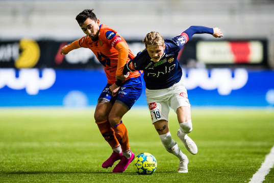 Niklas Fernando Nygaard Castro of Aalesund and Halldor