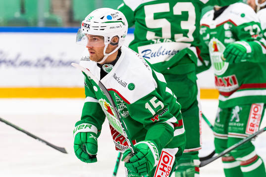Rögles Simon Ryfors jublar