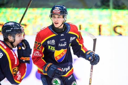 Djurgårdens William Eklund jublar