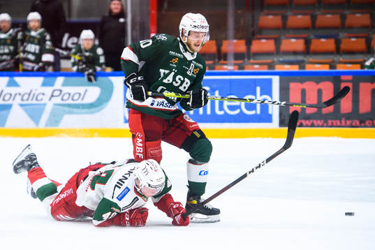 Moras Oskar Stål-Lyrenäs och Väsbys Jacob Spångberg