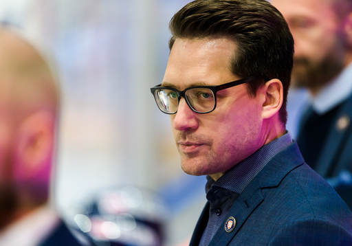 Växjös tränare Sam Hallam
