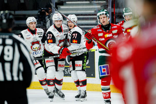 Malmö Redhawks Ponthus Westerholm och Jan-Mikael Järvinen