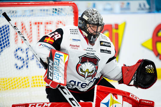 Malmö Redhawks målvakt Oscar Alsenfelt