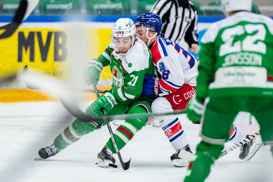 Rögles Nils Höglander och Oskarshamns Nichlas Torp