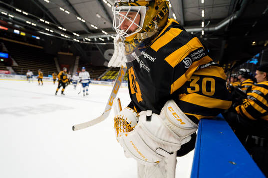 Skellefteås målvakt Gustaf Lindvall