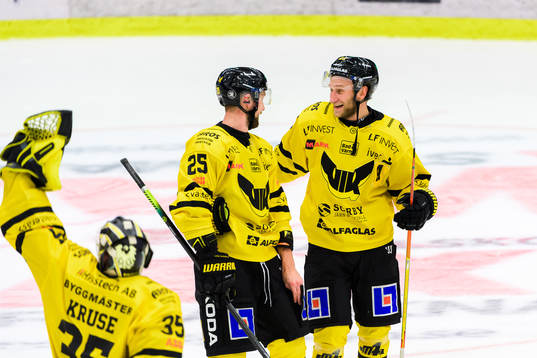 Västerås Marcus Bergman och Alexander Younan jublar